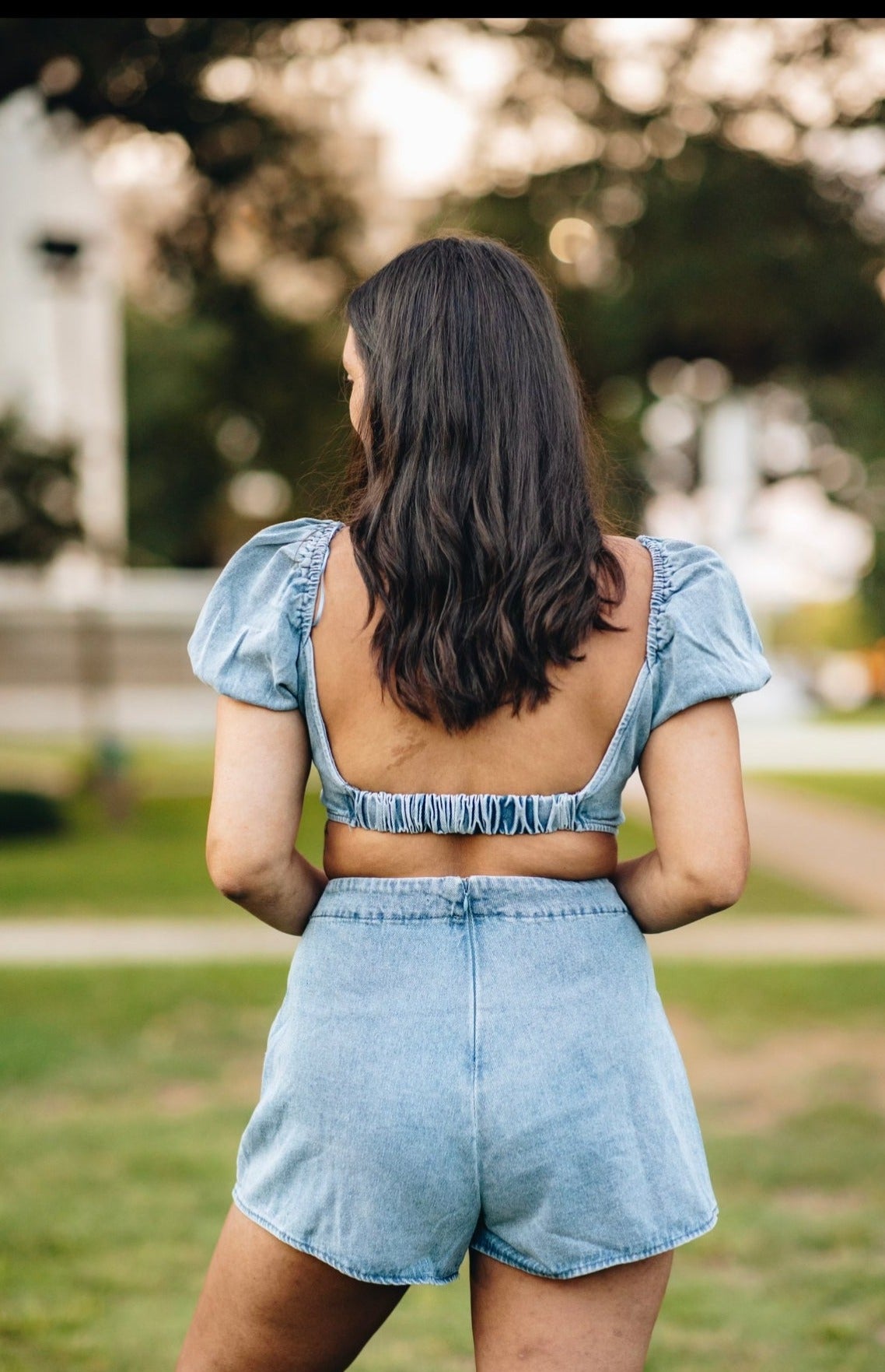 Darling N Denim Romper 👢