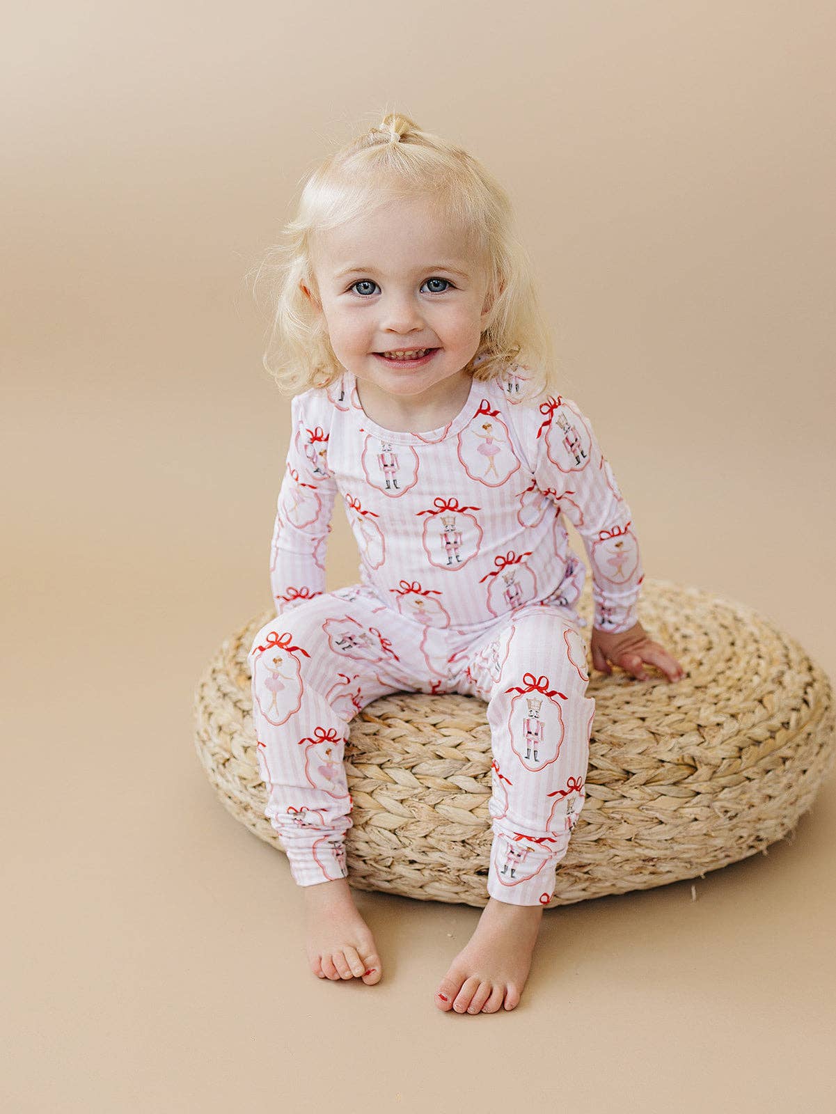 Bamboo Two Piece Set | Pink Nutcracker