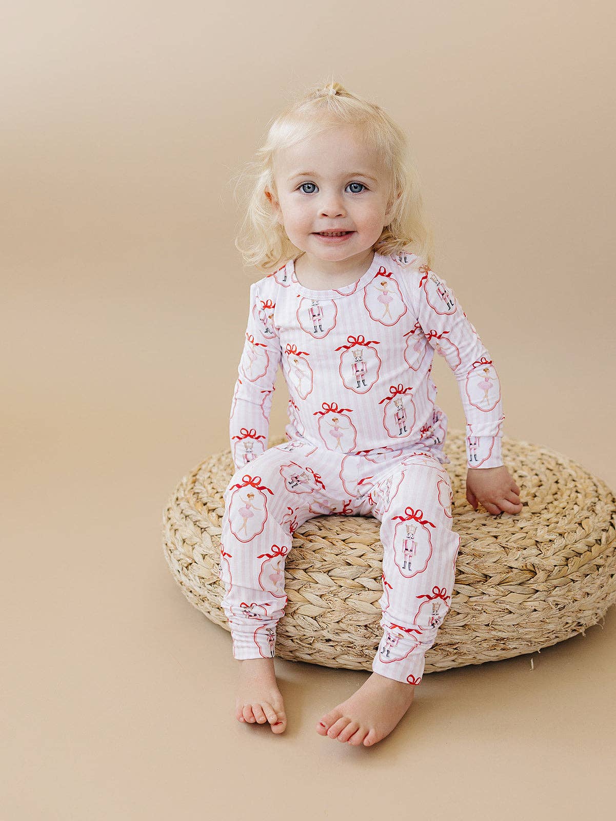 Bamboo Two Piece Set | Pink Nutcracker