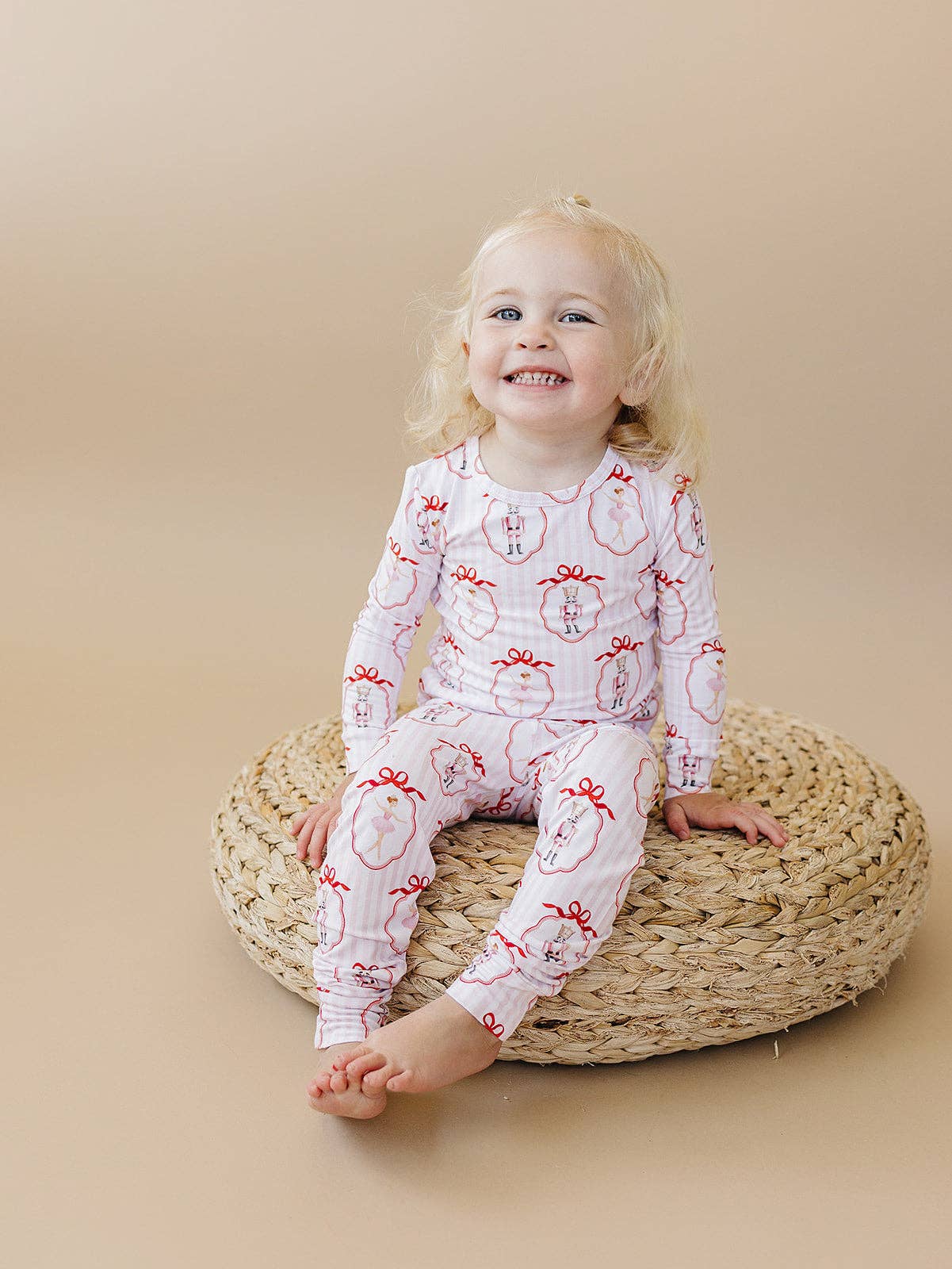 Bamboo Two Piece Set | Pink Nutcracker