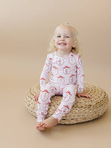Bamboo Two Piece Set | Pink Nutcracker