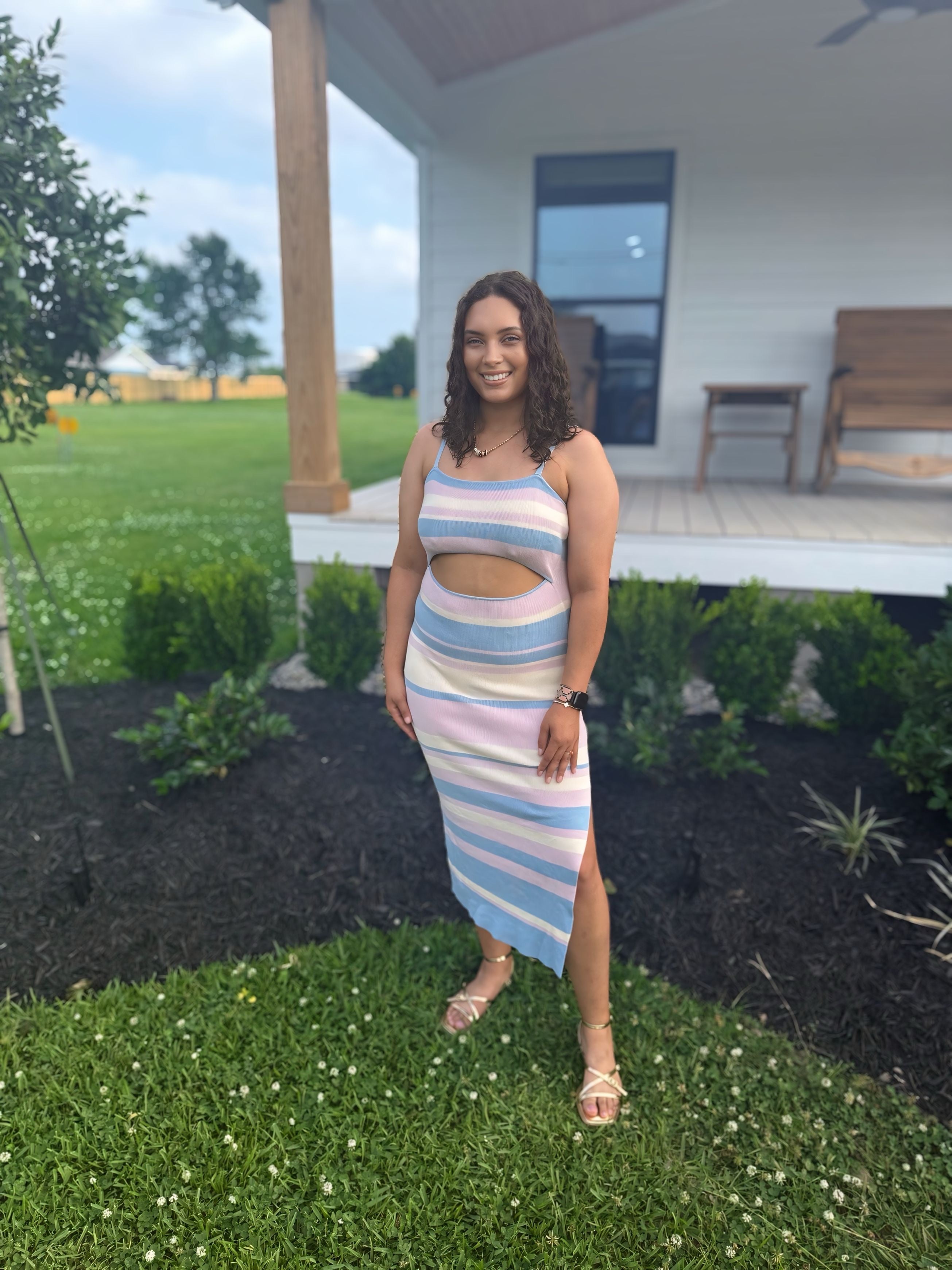 Cotton Candy Sunset Dress