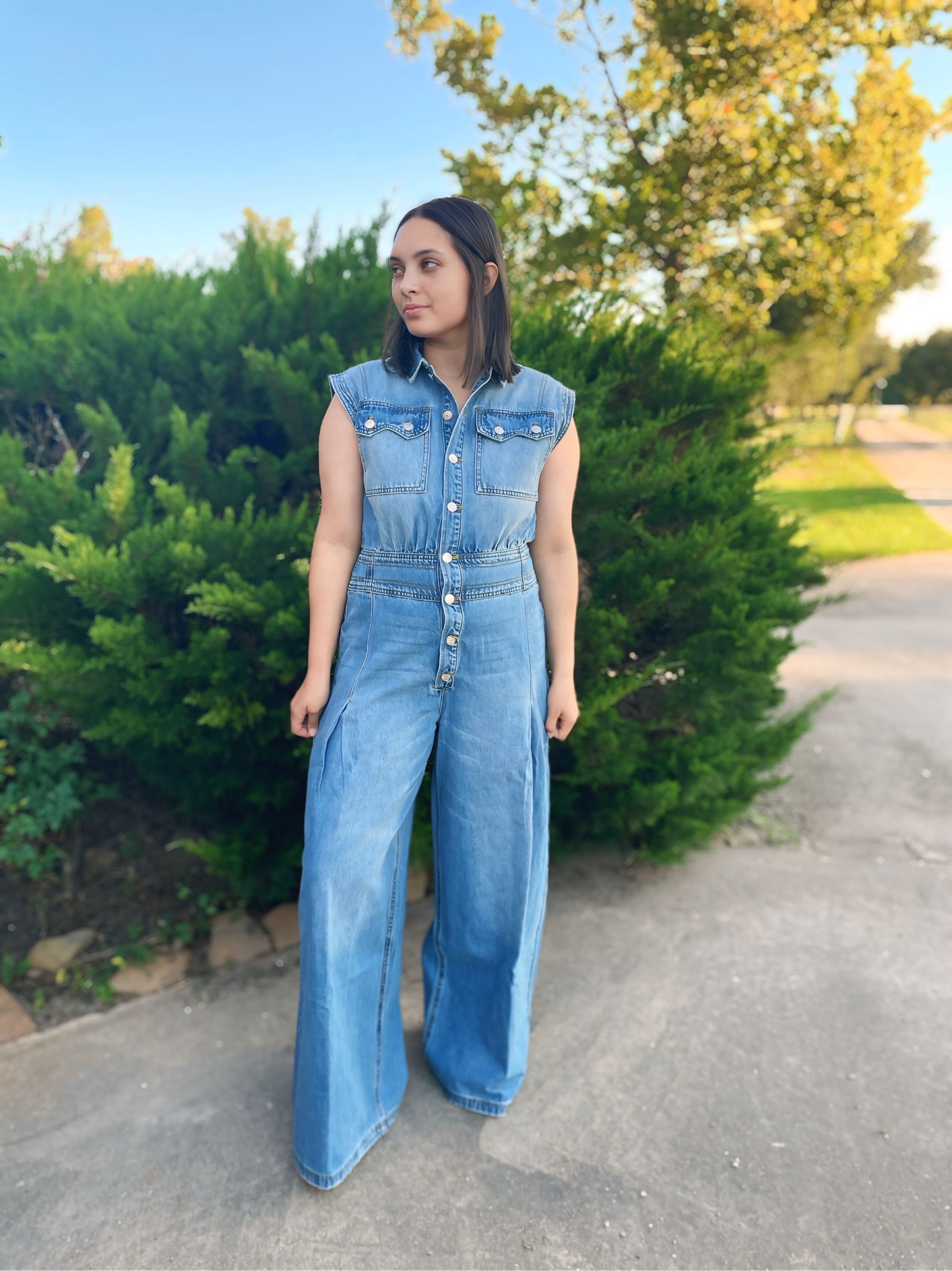 Hadley Denim Jumpsuit