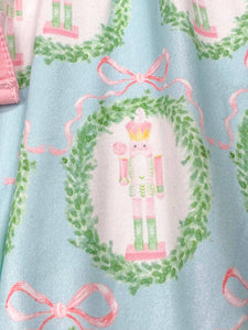 Nutcracker & Tied Long Sleeves Dress: Christmas 2025