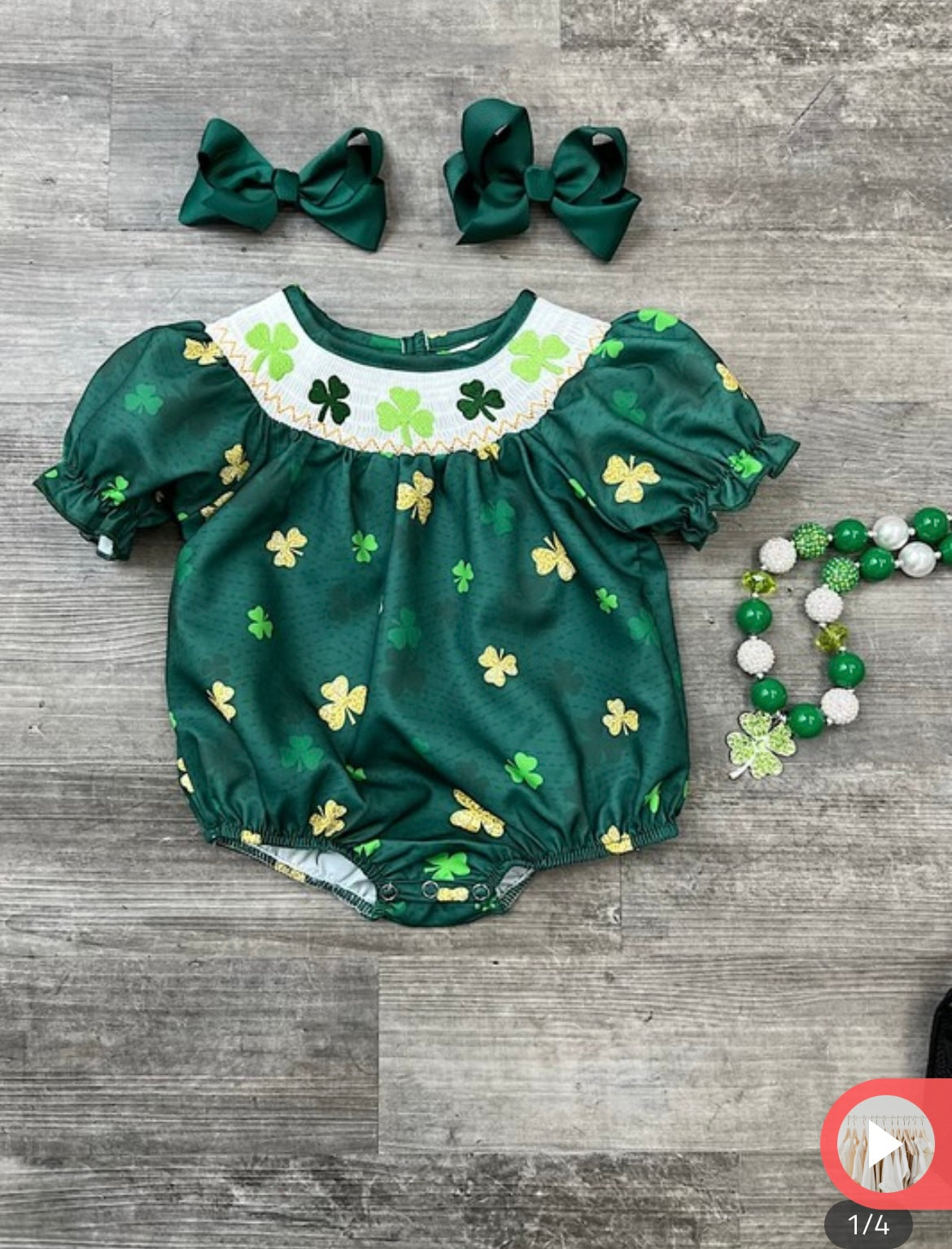 Clover Smocked Romper